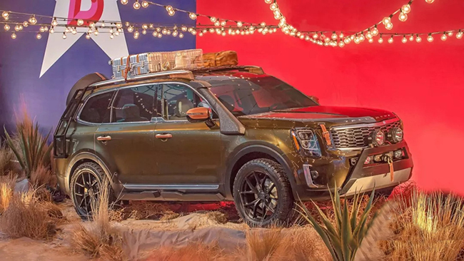 最小的全尺寸SUV 起亚Telluride首轮官图发布
