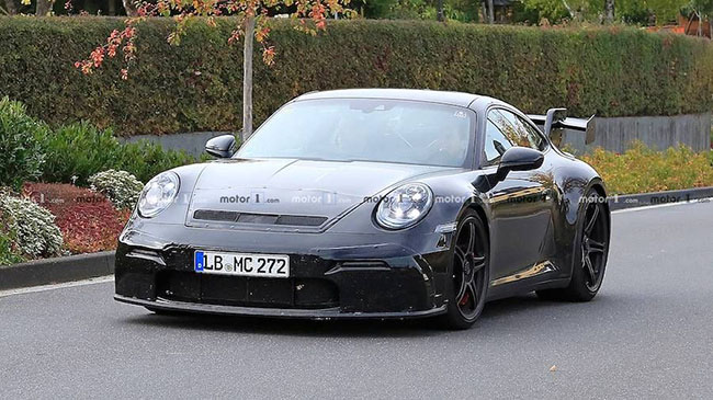 保时捷911GT3谍照曝光 或于明年年底亮相