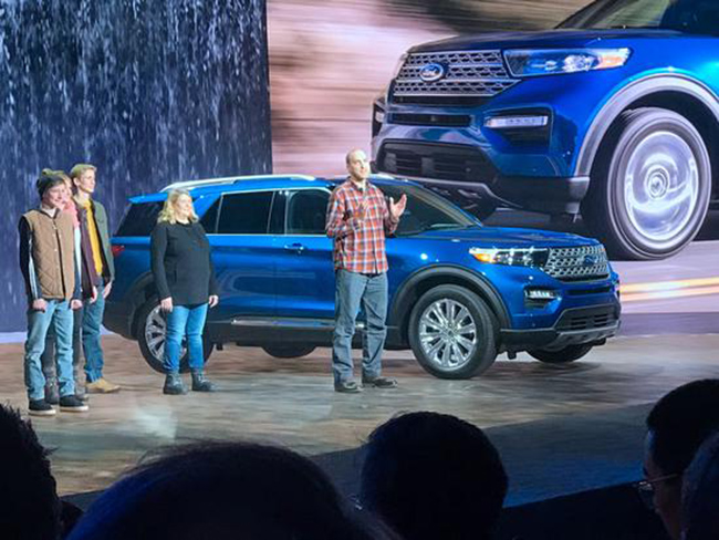 年内国产 福特新一代探险者亮相北美车展