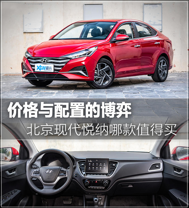 北京现代悦纳购车手册 推荐精英版TOP